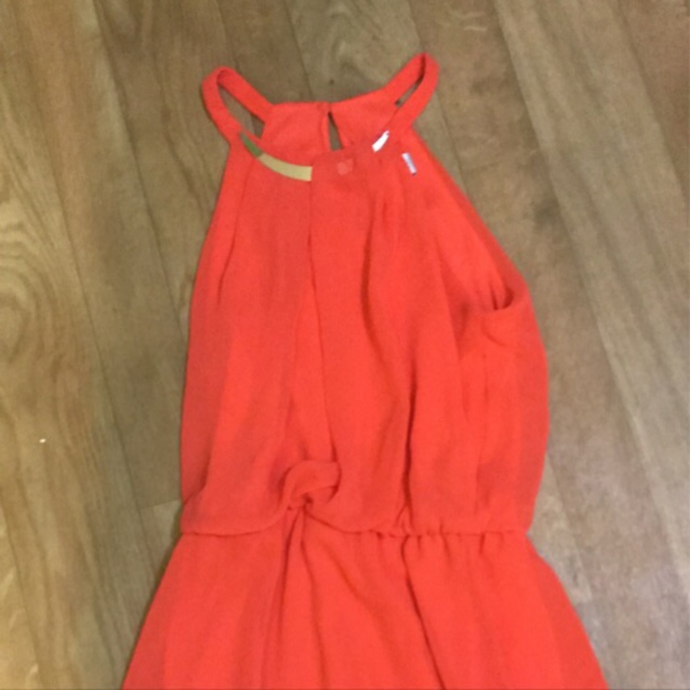 Bison Bisou orange dress